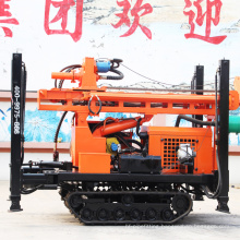 HQZ300L Air compressed DTH rock well drilling rig punching machine for hard rock